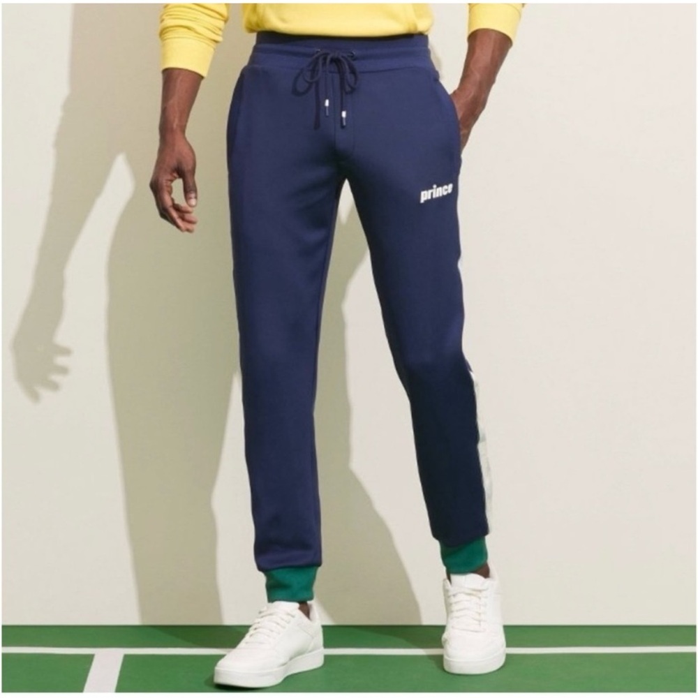NWOT Men's Prince Pickleball Warm-Up Joggers, Navy Blue, Size Large
